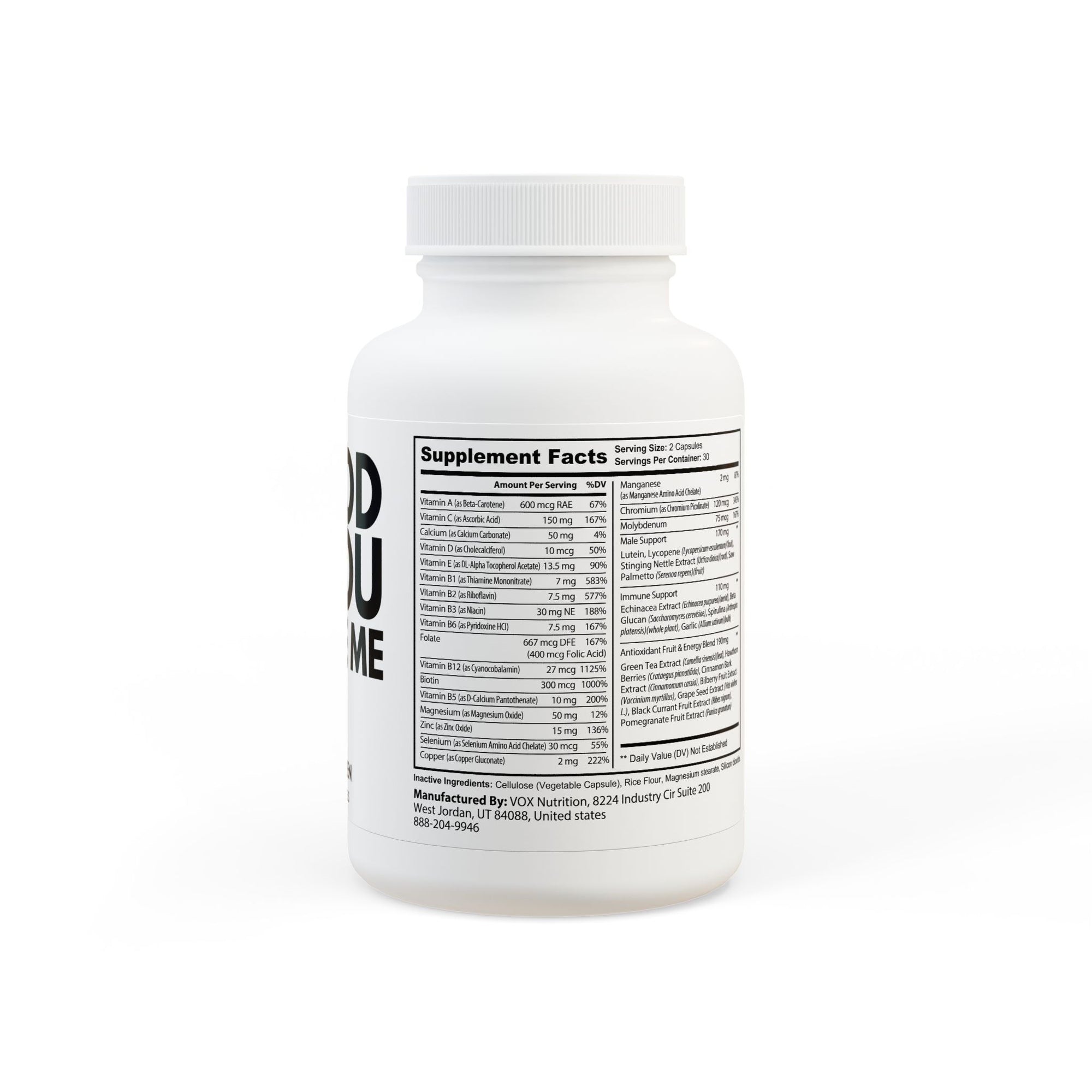 Multivitamin for Men Supplement