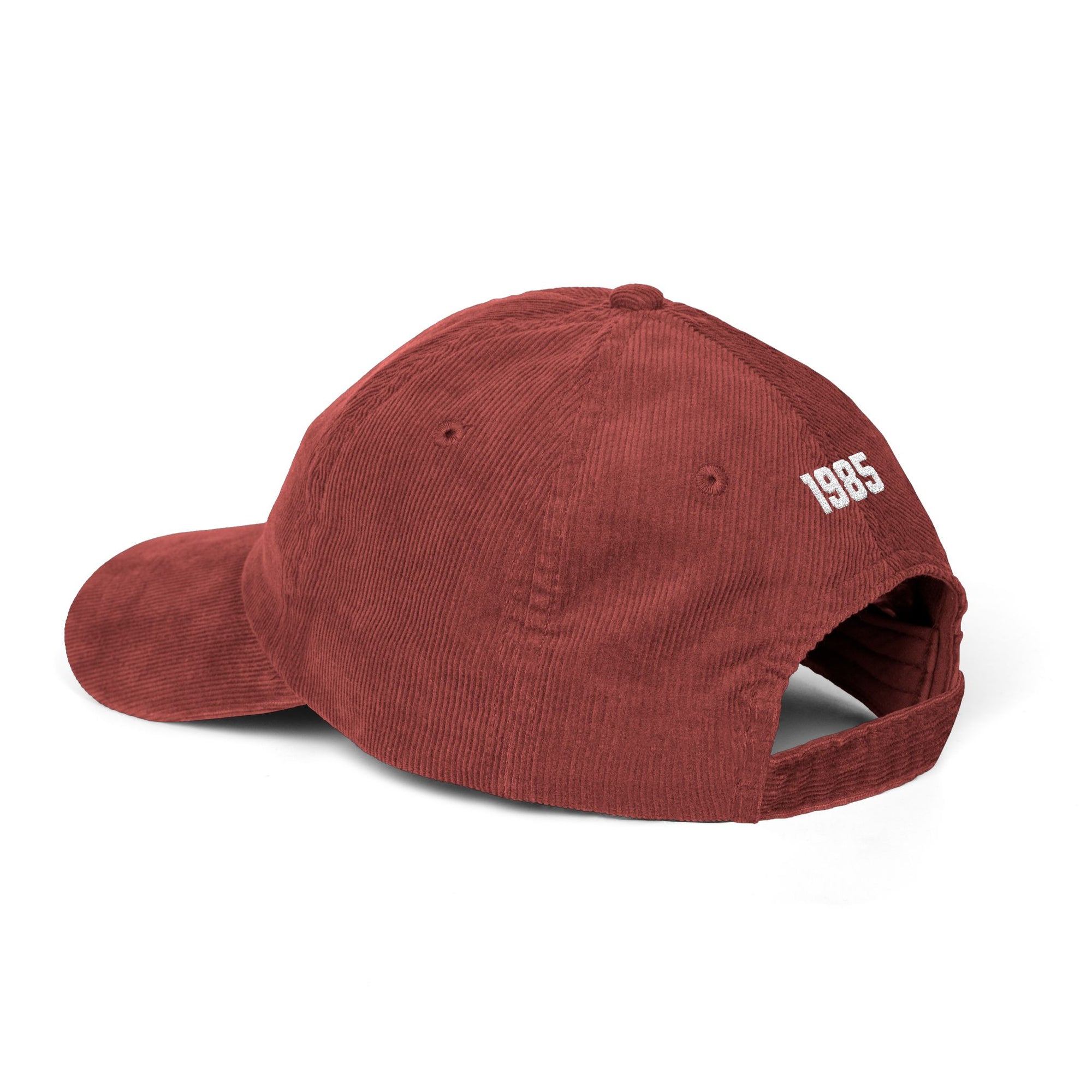 Locals Only Corduroy Cap – Vintage Embroidered Baseball Hat (1985)