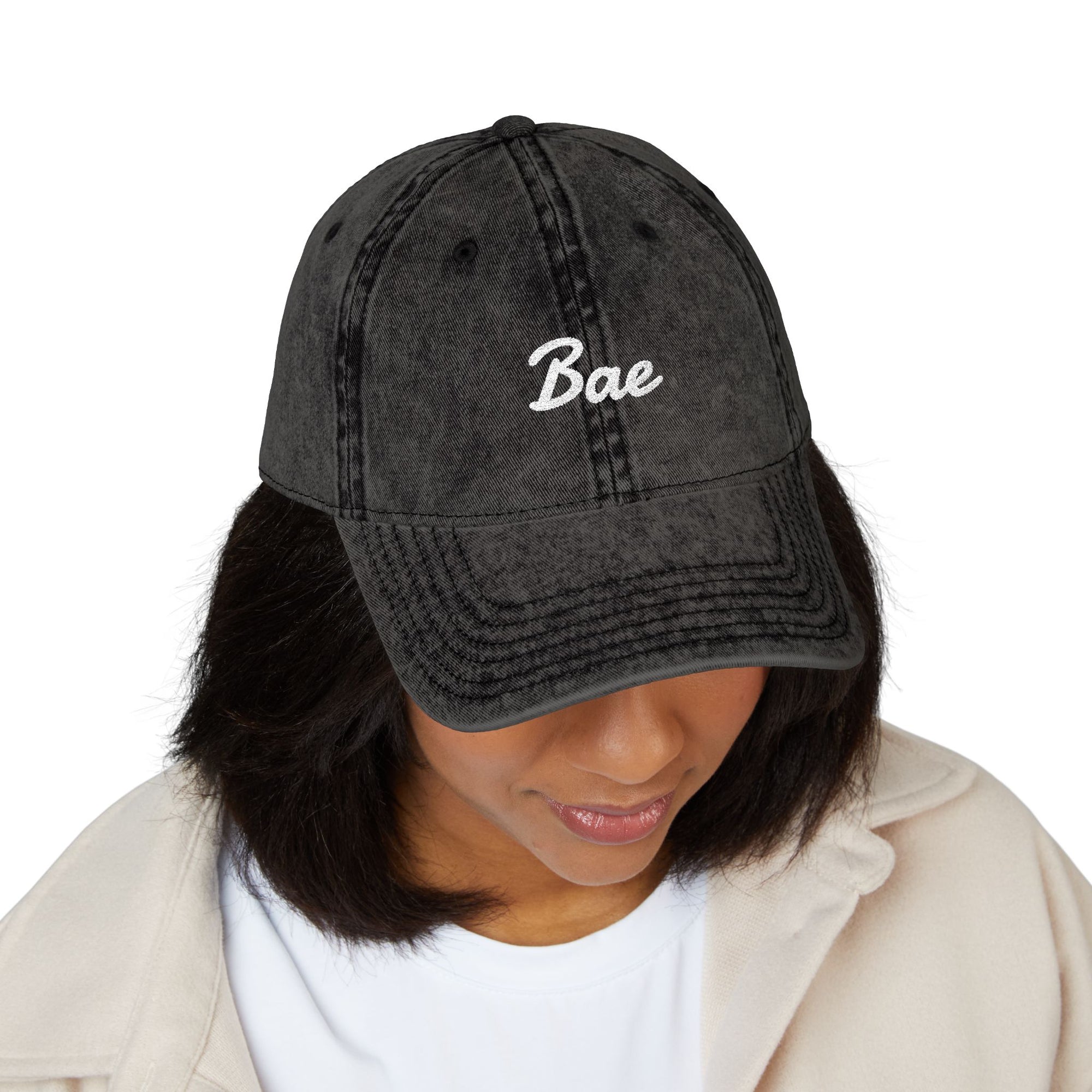 Embroidered Bae Dad Cap - Trendy Dad Hat, Casual Fashion Accessory, Gift for Her, Everyday Wear, Bae Hat