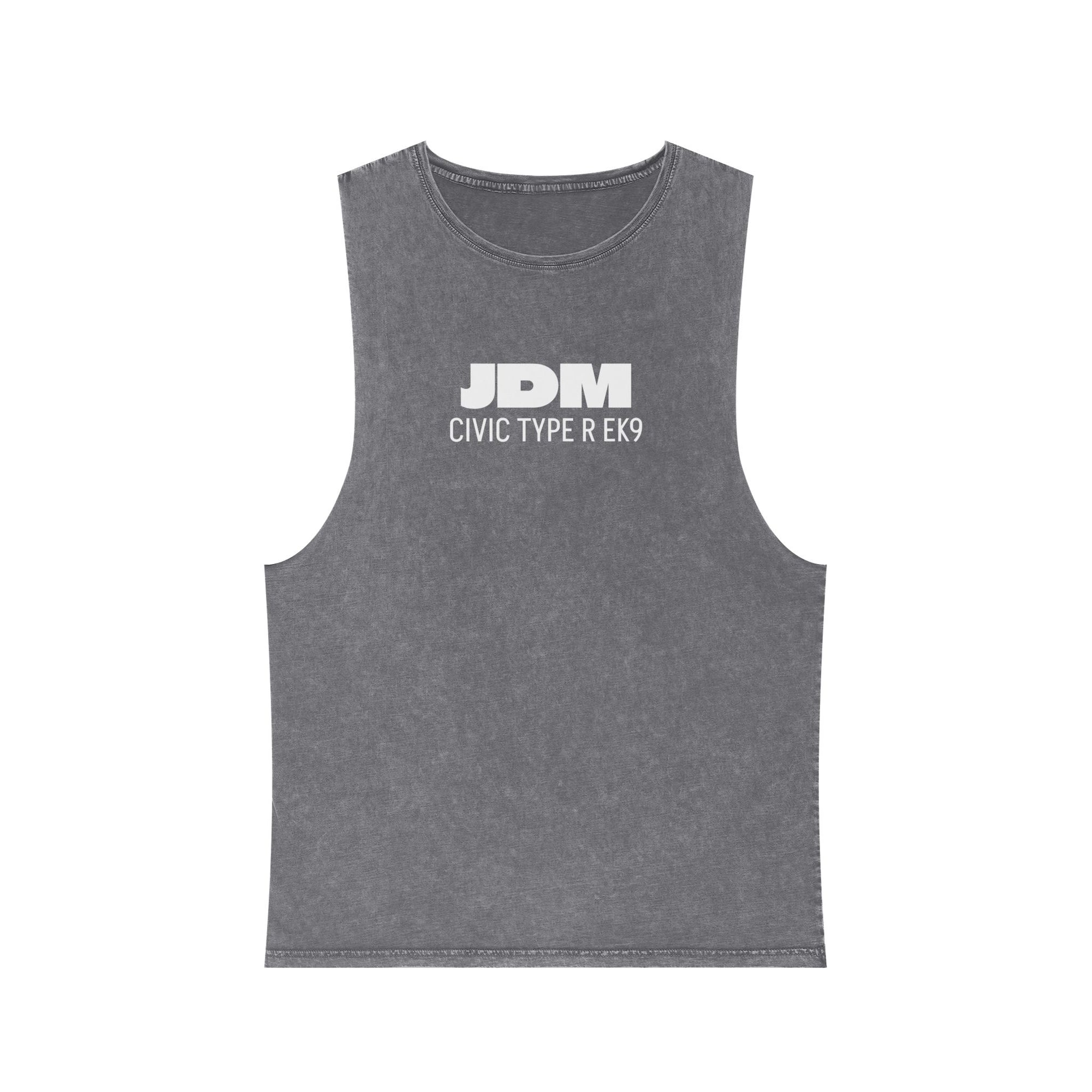 JDM Stonewash Tank Top, Car Enthusiast Shirt, Casual Wear, Gift for Him Streetwear