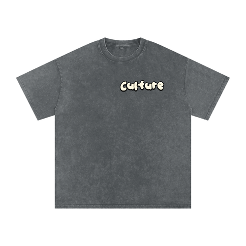 Acid Wash Oversize T-Shirt - 250 GSM