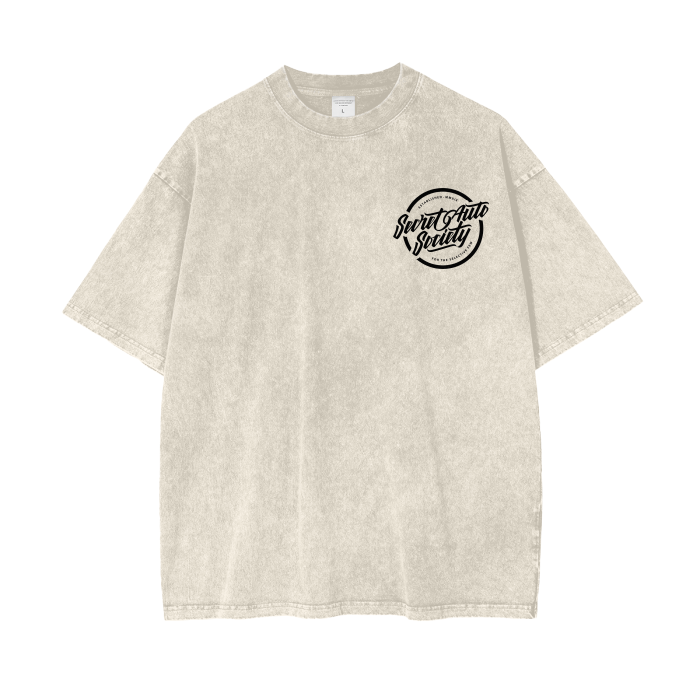 Acid Wash Oversize T-Shirt - 250 GSM