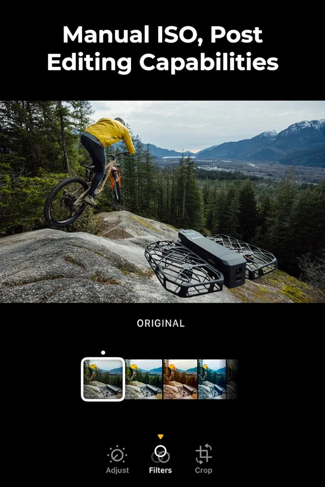 X1 PROMAX 8K Action Flying Camera, Foldable Drone with Camera with 42 KM/H Follow Speed, 10+ Fully Automatic Flight Modes, Fly Anywhere with OmniTerrain, SmoothCapture 2.0
