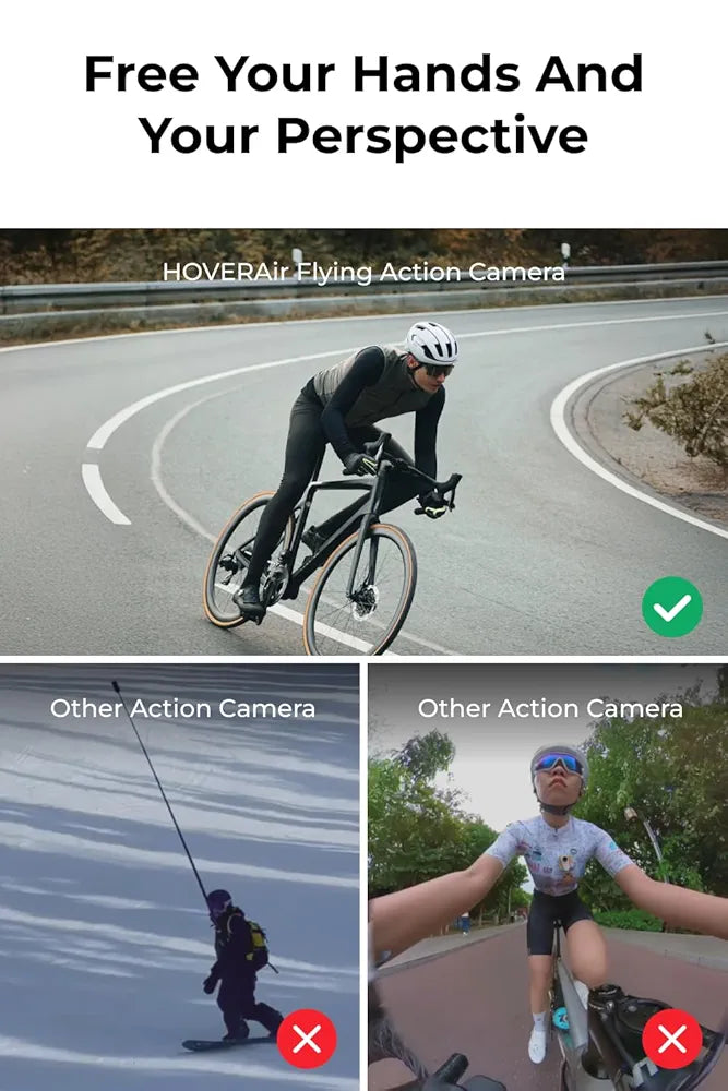 X1 PROMAX 8K Action Flying Camera, Foldable Drone with Camera with 42 KM/H Follow Speed, 10+ Fully Automatic Flight Modes, Fly Anywhere with OmniTerrain, SmoothCapture 2.0