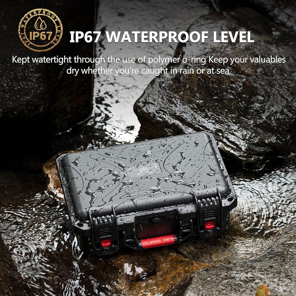STARTRC Waterproof Hard Carrying Case for DJI Mini 3/Mini 3 Pro Accessories 