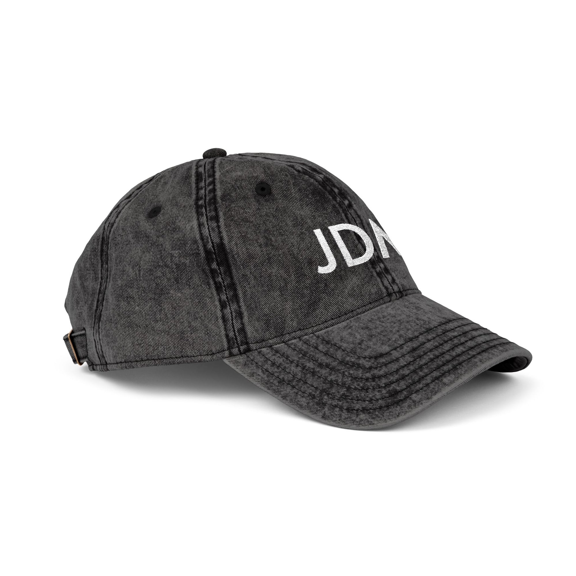 JDM Embroidered Vintage Baseball Cap — Distressed Red Car Culture Hat